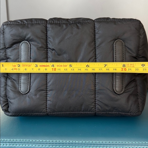 lululemon athletica Black Nylon Quilted Grid Mini 5L Crossbody/Handle Tote Bag - Picture 15 of 15